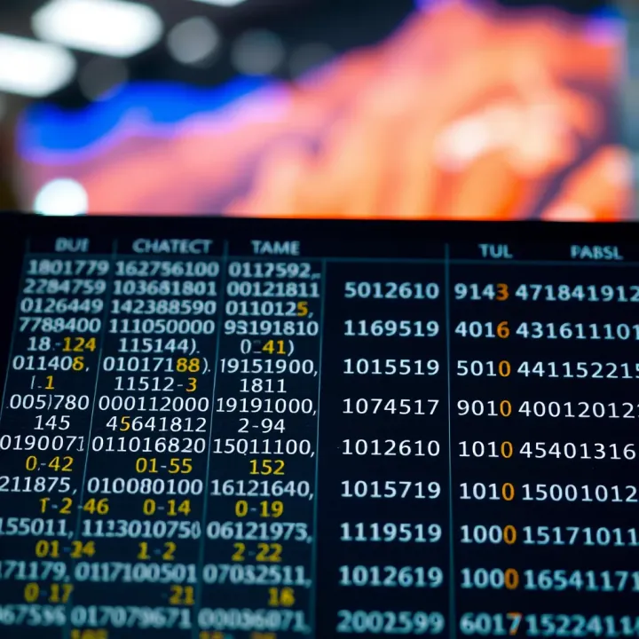 Detailed ASCII to binary conversion table displaying characters and their binary equivalents