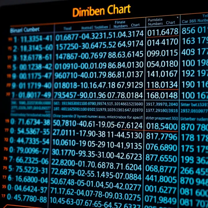 Binary to Decimal Conversion and Arithmetic Chart Chart demonstrating conversion between binary and decimal numbers with arithmetic examples
