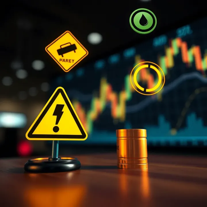 Risk Management and Legal Considerations in Binary Options Trading Conceptual illustration of financial risk and regulation symbols highlighting caution and legal frameworks in Pakistan