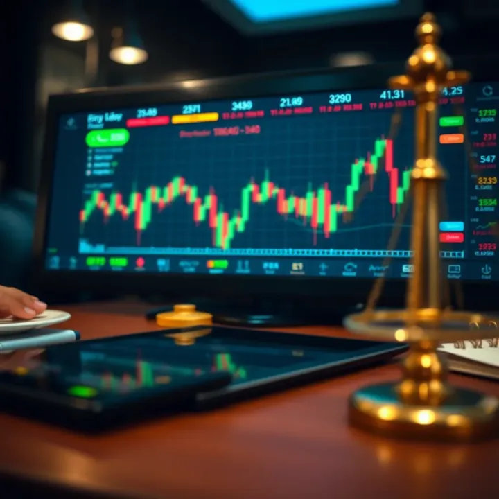 Visual representation of legal considerations and risk management in Pakistani financial trading environment