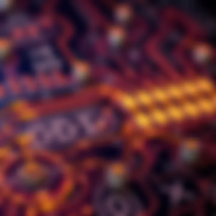 Binary Multiplication in Digital Circuits Illustration of binary multiplication in digital circuits highlighting logic gates connections