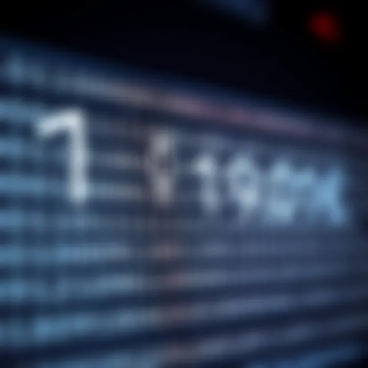 Binary Representation of a Large Decimal Number Chart showing the binary representation of a very large decimal number