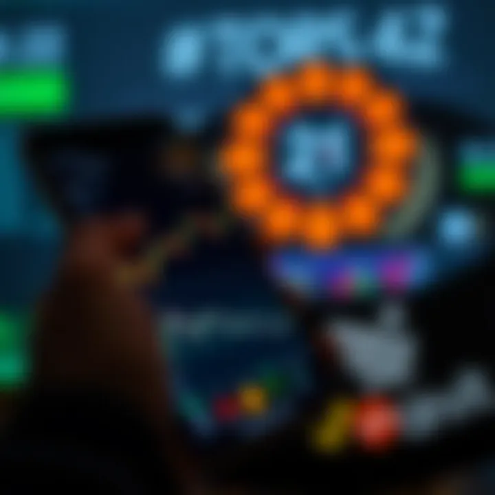 Mobile screen displaying forex trading charts and currency pairs for Pakistan market