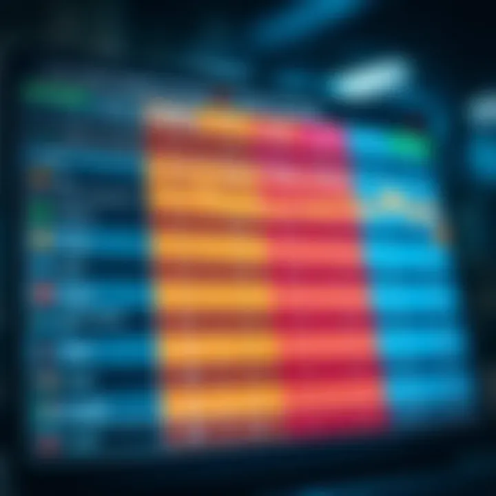 Comparison chart of forex trading platform features for Pakistani market