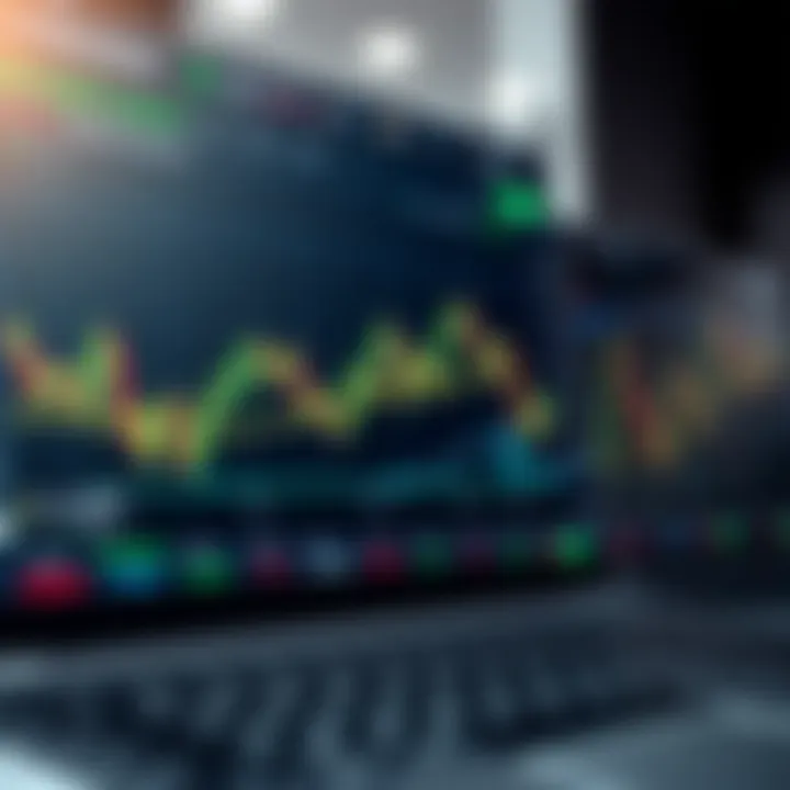 User interface displaying forex trading charts and analytics on a digital platform