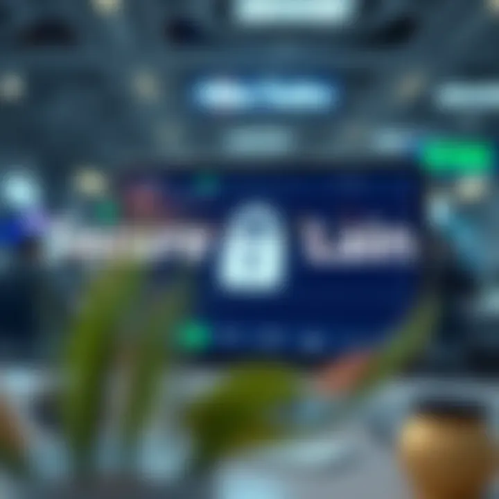 Secure online trading platform emphasizing safety features and encryption for financial transactions