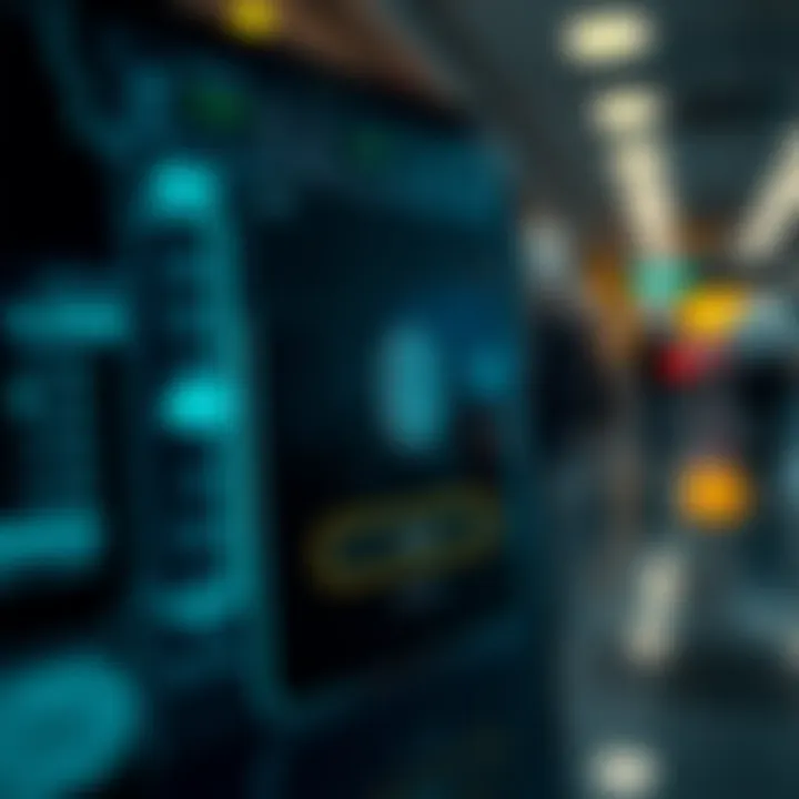 Secure login screen with biometric authentication for a trading application