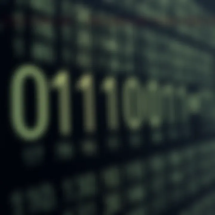 Diagram illustrating binary digits aligned with their corresponding decimal place values