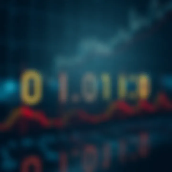 Illustration showing the transformation of a hexadecimal value into its binary representation