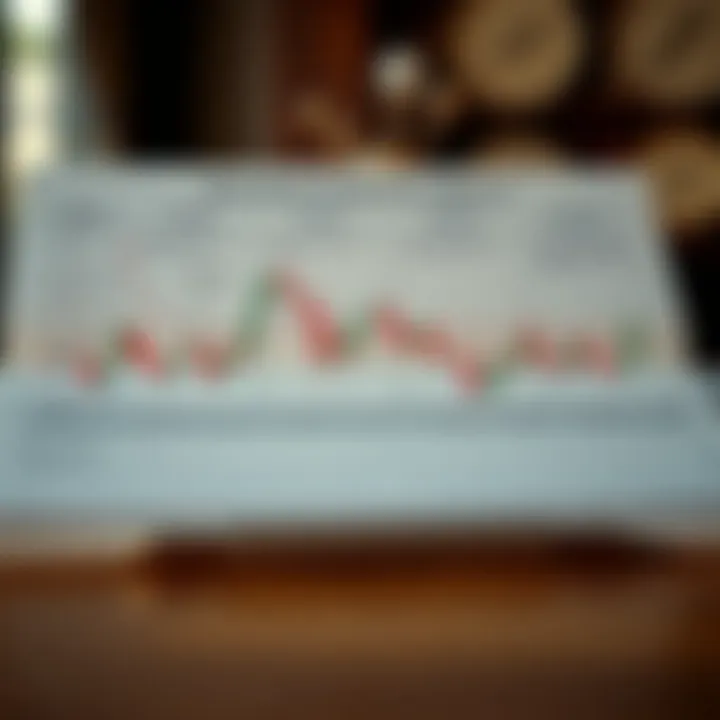 Diagram highlighting key features and interpretations of specific candlestick formations