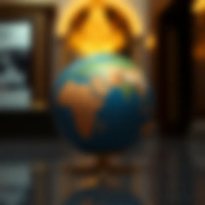 Illustration of inclusive pronouns arranged around a globe symbolizing global respect and recognition