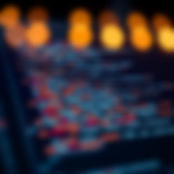 Binary Search Implementation in Programming Illustration showing practical application of binary search within a code snippet highlighting key comparison operations