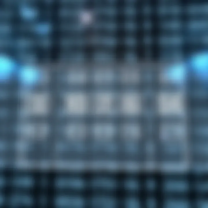 Diagram illustrating the Binary-Coded Decimal system with separate digit blocks representing decimal values