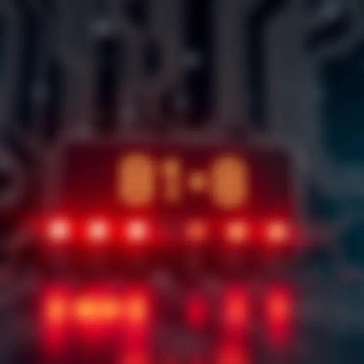 Illustration of binary addition applied in a digital circuit context with logic gates