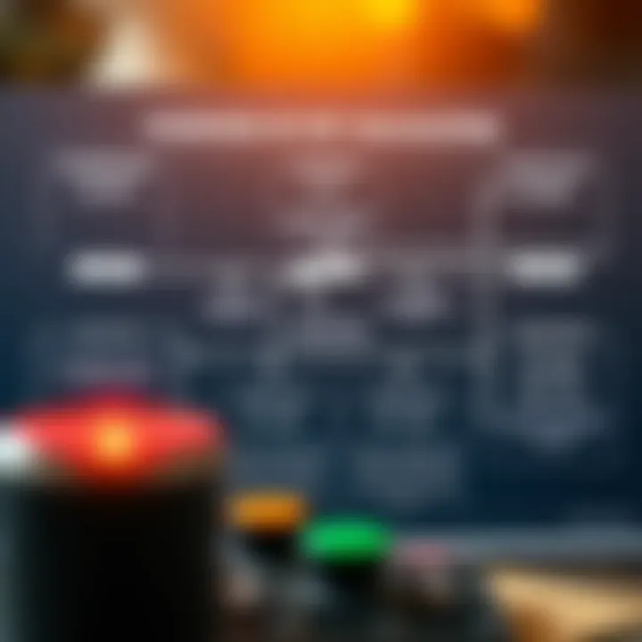 Flowchart illustrating common binary calculator functions and their applications