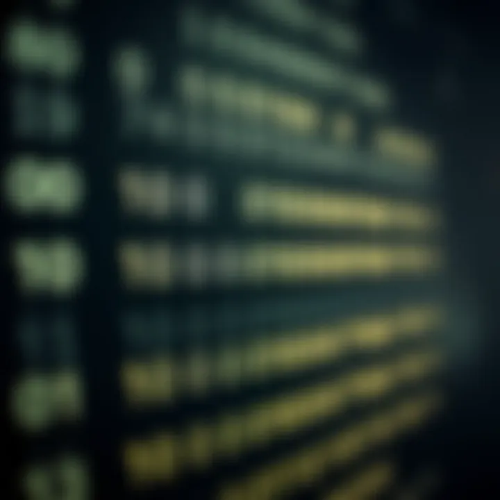 Diagram showing the binary number system with a sequence of zeros and ones