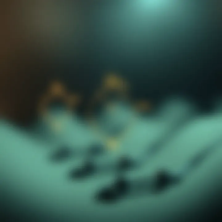 Diagram illustrating the structure of a binary compound showing two types of atoms connected by chemical bonds