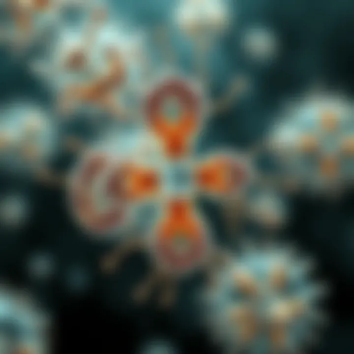 Illustration depicting different bacterial shapes undergoing replication through binary fission