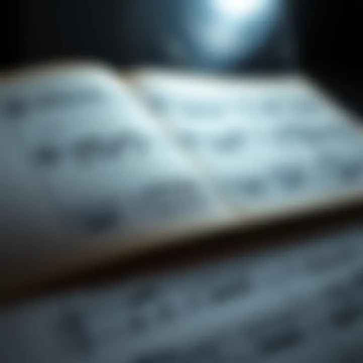 Musical score illustrating the two contrasting sections of binary form