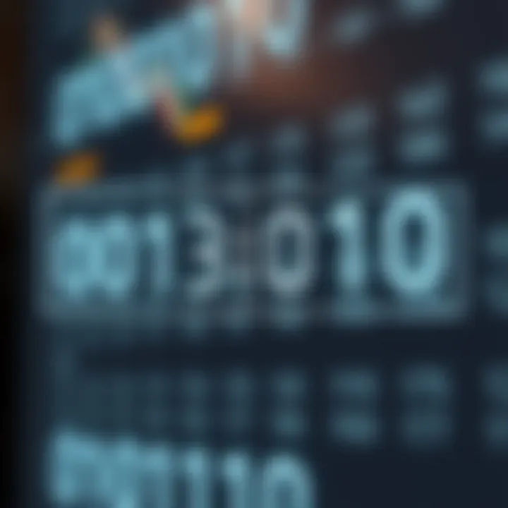 Diagram showing binary multiplication of two binary digits with carry-over indication