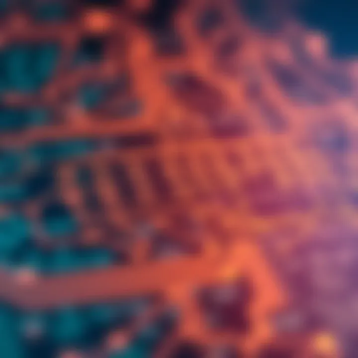 Diagram illustrating the design structure of a binary multiplier circuit with logical gates and interconnections