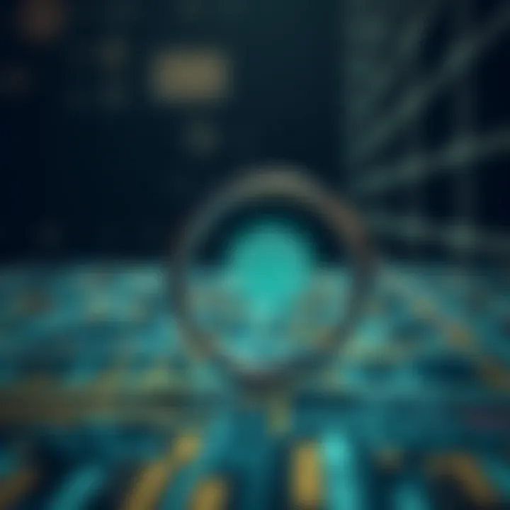 Conceptual illustration showing the application of binary operations in algebraic structures like groups and rings