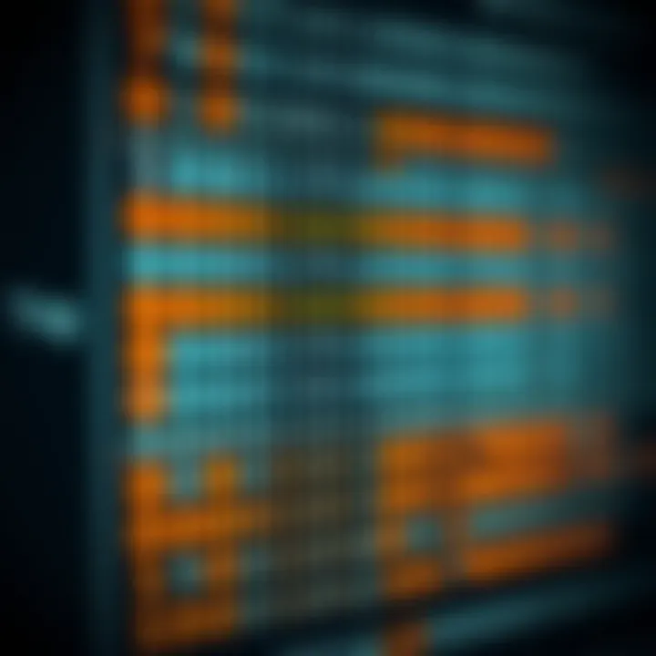 Diagram illustrating binary digits arranged in columns representing place values of powers of two