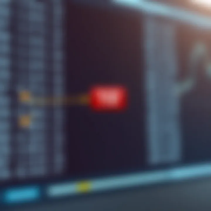 Diagram illustrating binary search dividing a sorted list to locate a target value