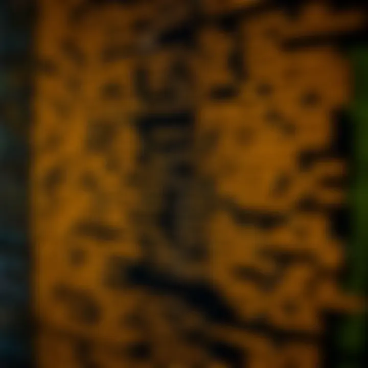 Pseudocode representation illustrating the logic flow of binary search algorithm