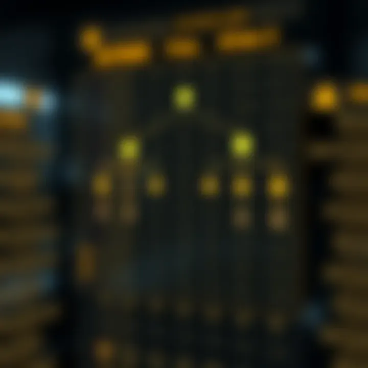 Diagram illustrating binary search tree structure with nodes connected showing left and right children