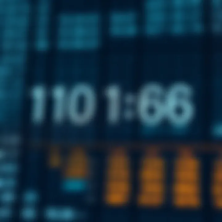 Illustration of a binary number being converted to decimal with highlighted place values and calculation breakdown