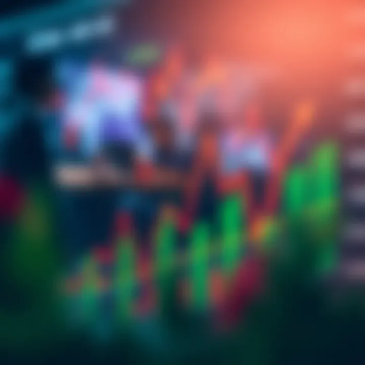 Financial graph highlighting risk assessment trends in Pakistani market
