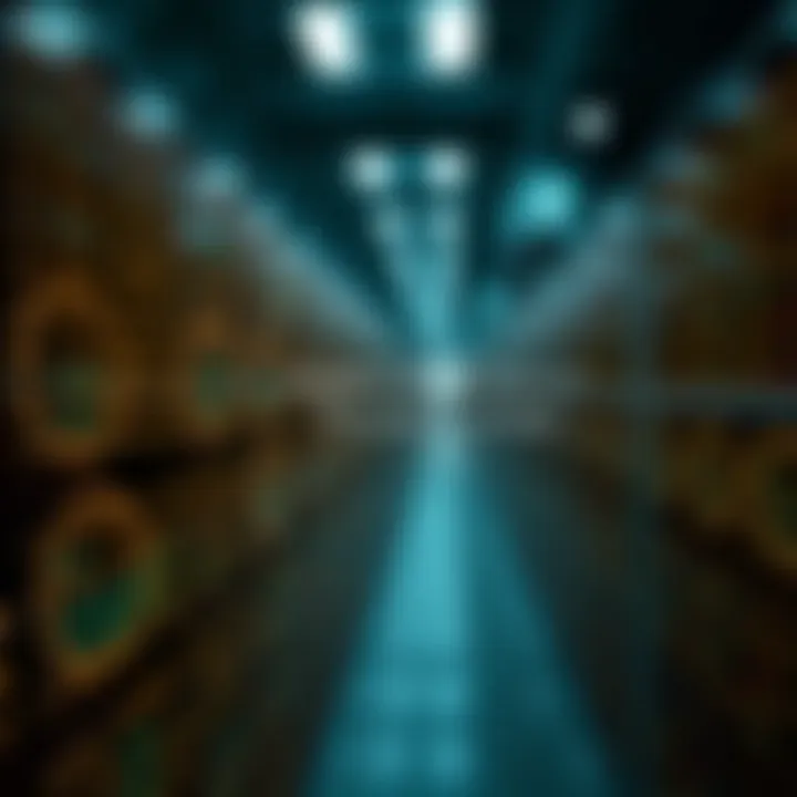 Diagram illustrating the binary search algorithm narrowing down the search range within a sorted array