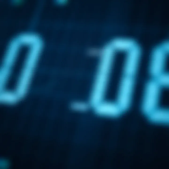 Binary Digits Representation of Decimal Three Diagram illustrating the binary digits representing the decimal value three