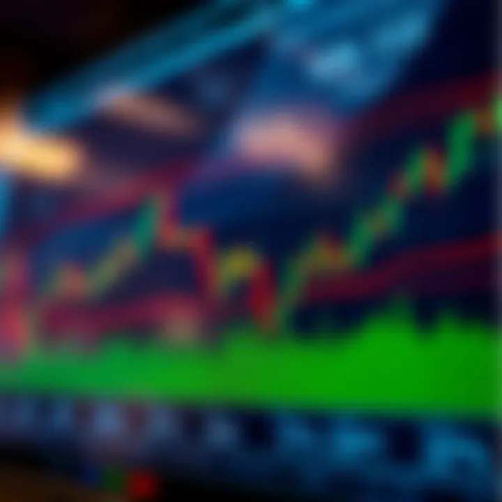 Common Trading Chart Patterns and Breakout Points Illustration of common trading chart patterns showing price movements and breakout points