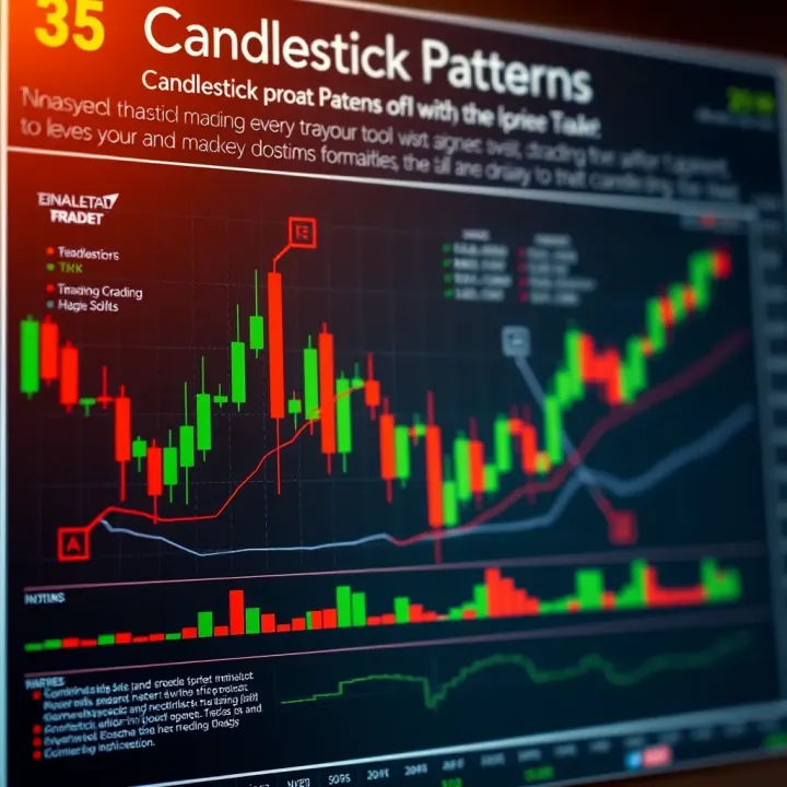 Detailed illustration of various candlestick shapes and their implications for trading decisions