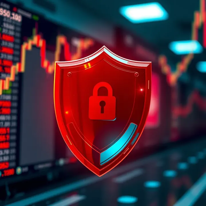 Security Features in Forex Trading Platforms Security shield icon representing protection features in forex trading platforms