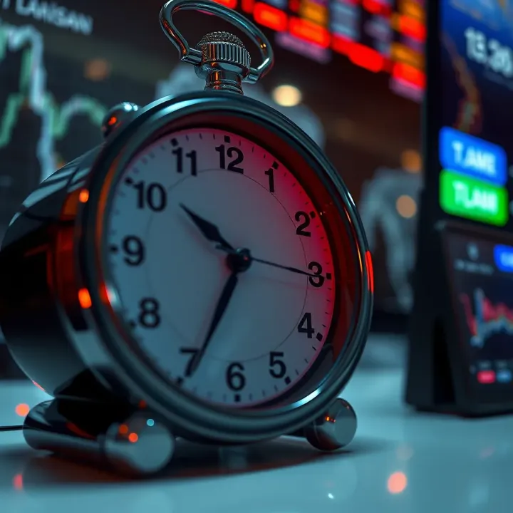 Clock with world time zones highlighting forex market hours relevant to Pakistan