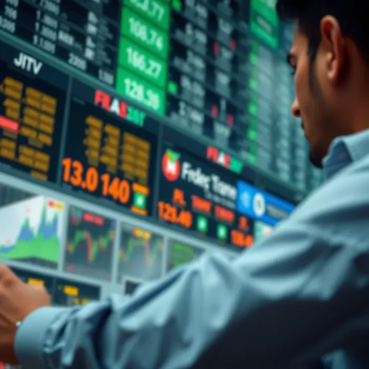 Conceptual illustration of benefits and risks involved in forex trading for investors