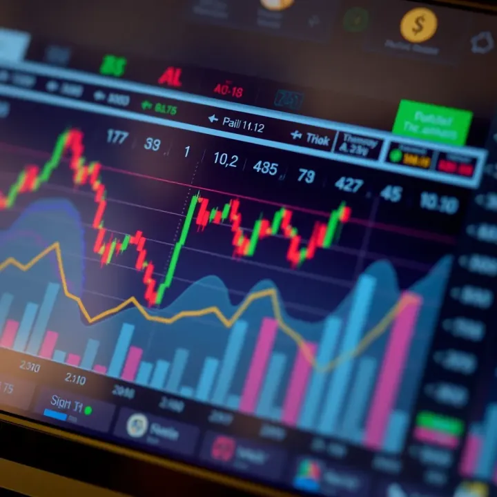 Graph showing currency exchange rates and trading patterns relevant to Pakistan's forex market