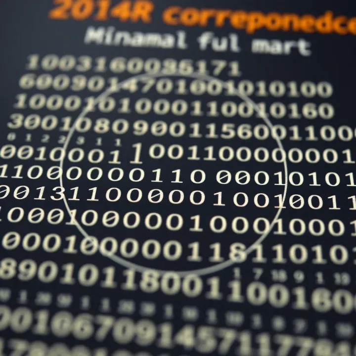 Diagram displaying the correlation between hexadecimal digits and their binary counterparts