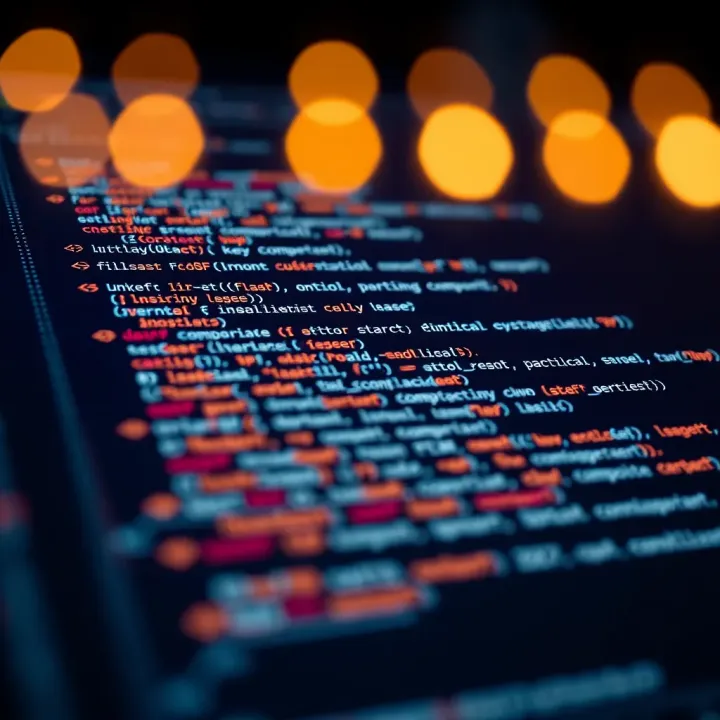 Binary Search Implementation in Programming Illustration showing practical application of binary search within a code snippet highlighting key comparison operations