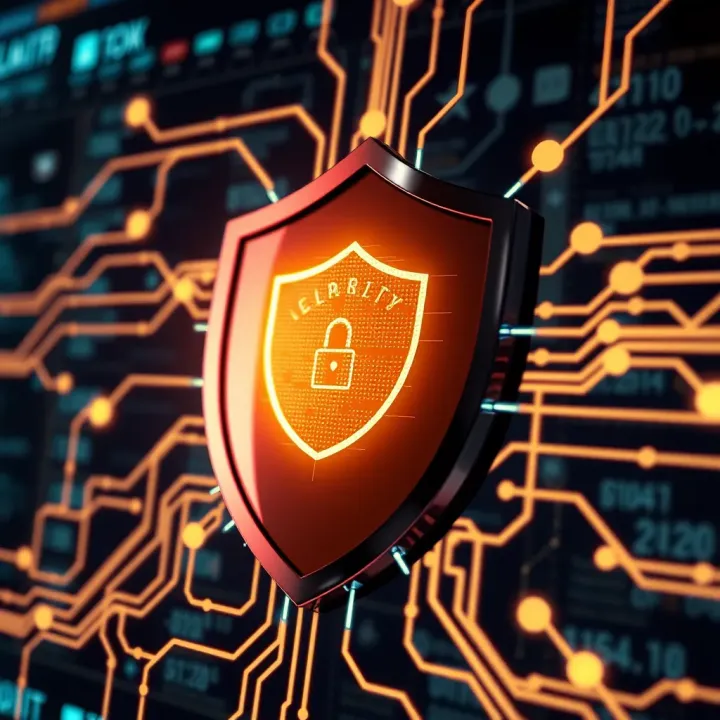Cybersecurity Risk Mitigation and Protection Techniques Cybersecurity defense concept with digital shield protecting network data