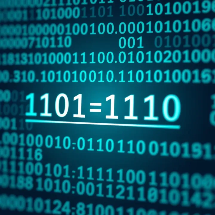 Diagram illustrating the addition of two binary numbers with carry-over bits