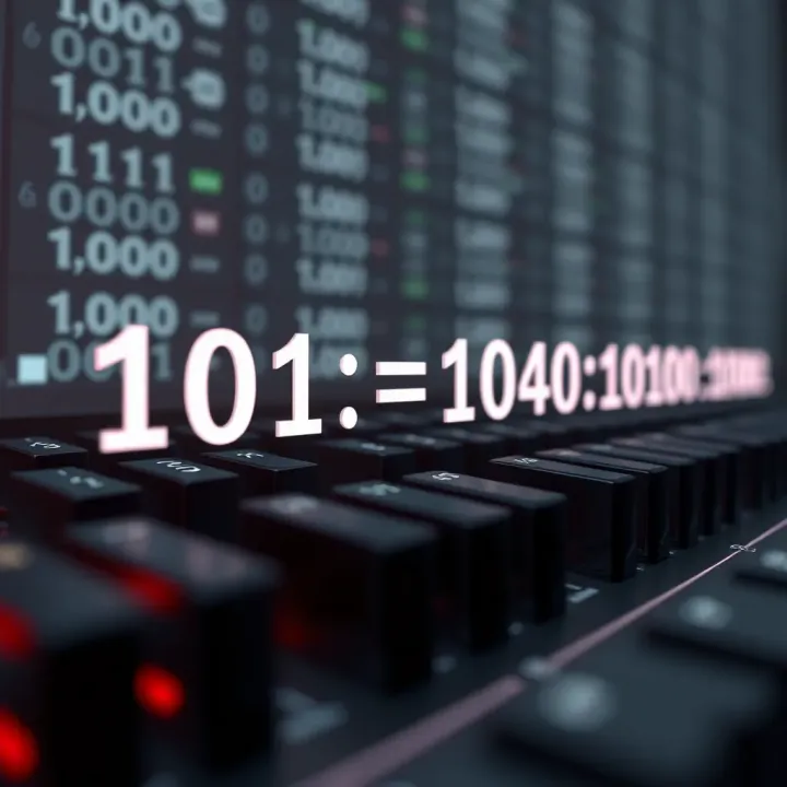 Binary Multiplication Demonstrated through Bitwise Operations Visual representation of binary multiplication using bitwise operations