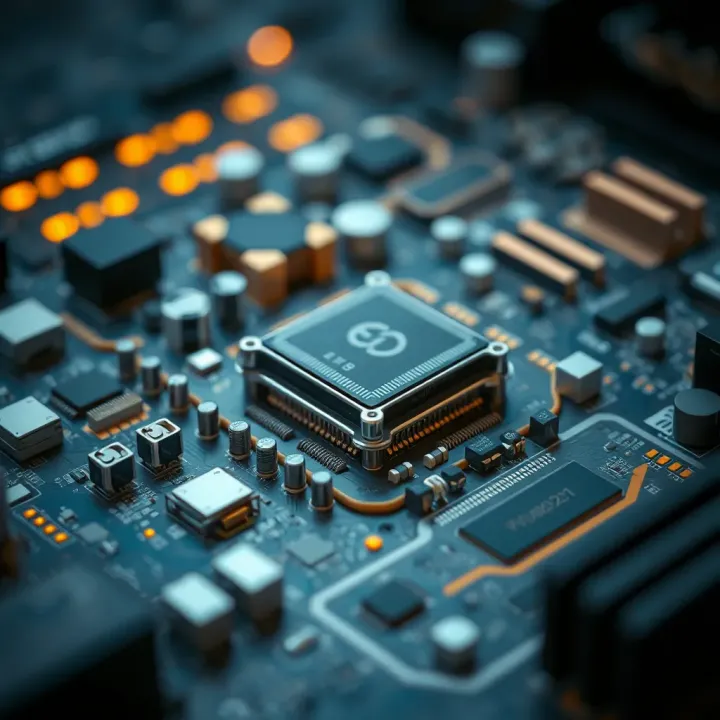 Hardware Components Enabling Binary Computing in Modern Technology Visual representation of hardware components supporting binary computing in modern devices