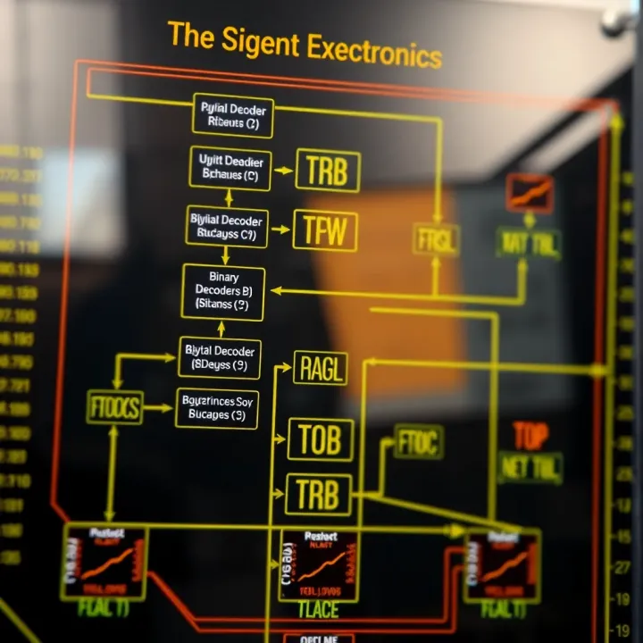 Flowchart showing different types and applications of binary decoders in digital electronics