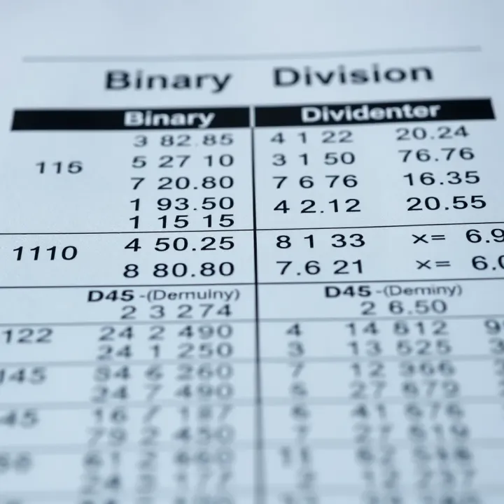 Understanding Binary Division Methods and Uses