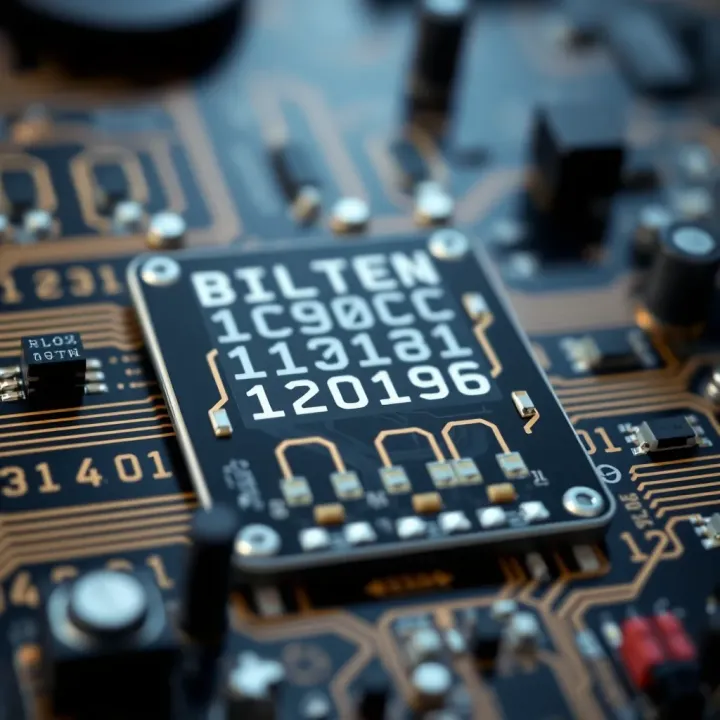 Digital Circuit Board Demonstrating Binary Logic in Electronics Illustration of a digital circuit board highlighting the role of binary logic in computing and electronic systems