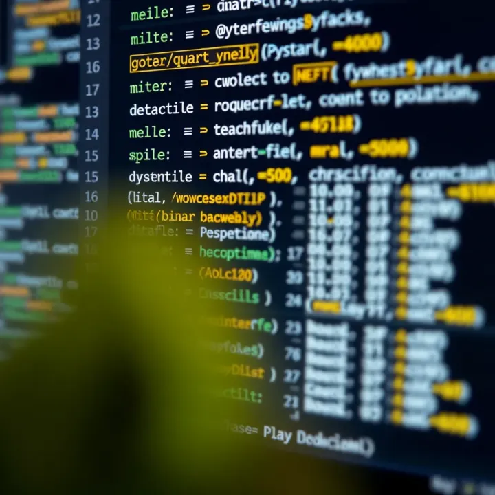 Code snippet demonstrating binary search implementation in a programming language